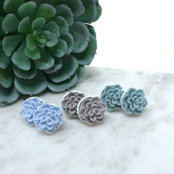 Simple Sanctuary Jewelry - Succulent Earrings